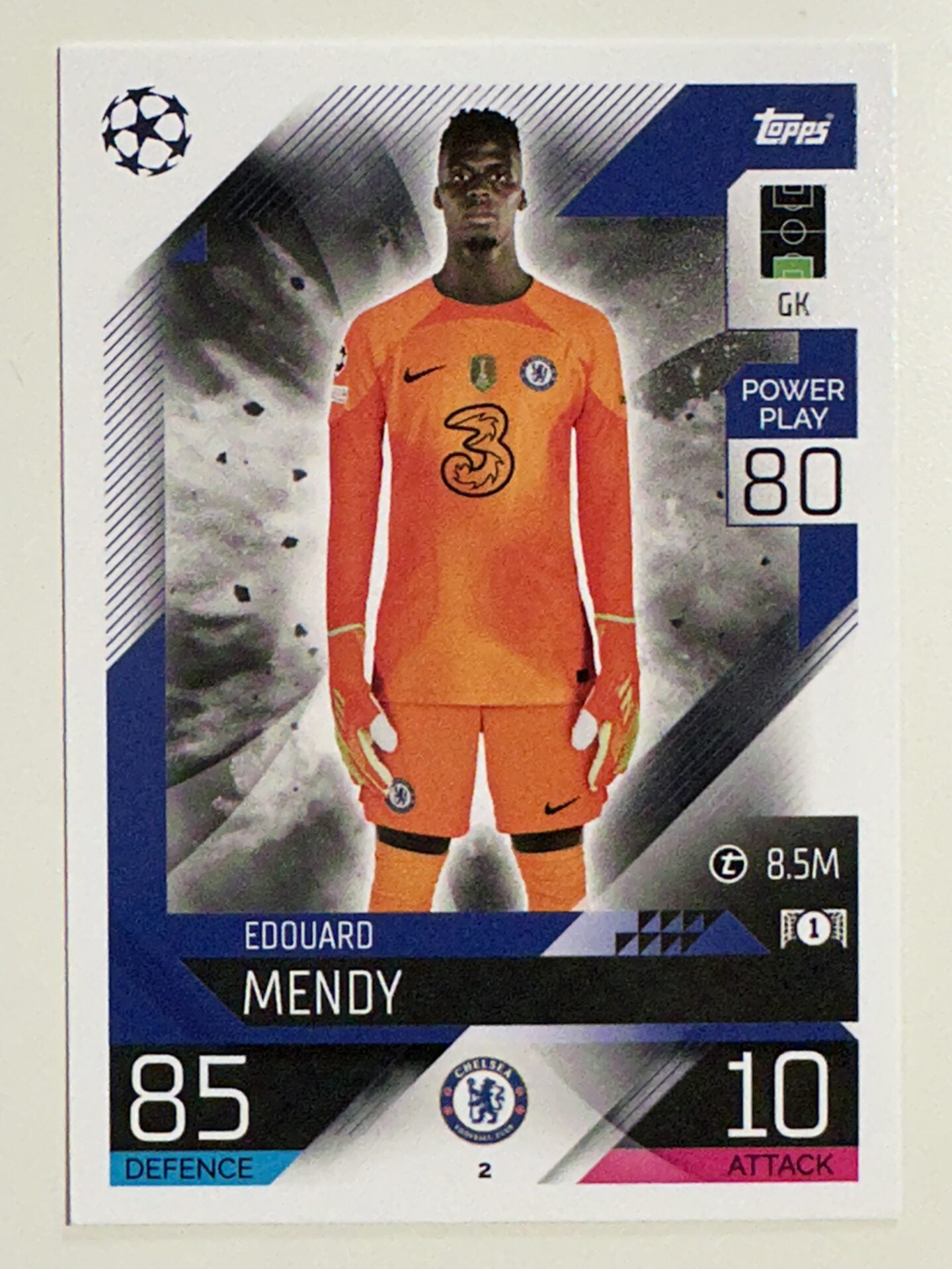 002. Edouard Mendy (Chelsea) &#8211; Topps Match Attax 2022:2023 card