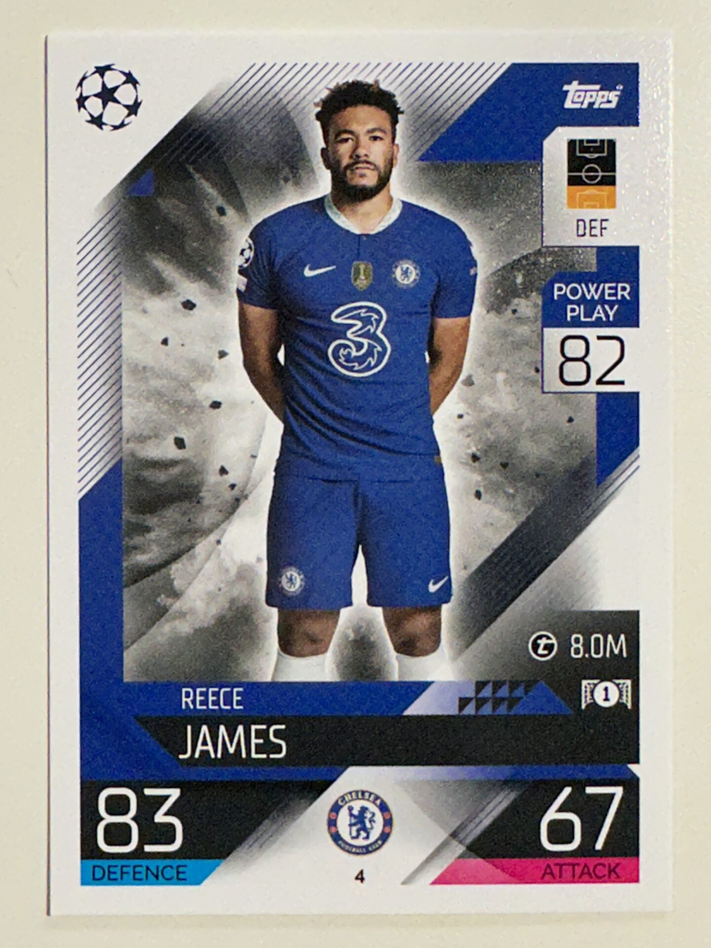 004. Reece James (Chelsea) &#8211; Topps Match Attax 2022:2023 card