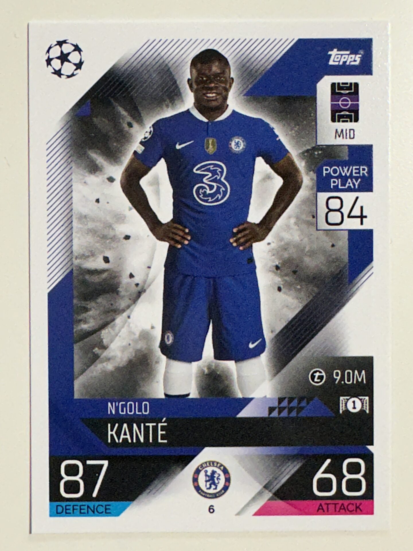 006. N&#8217;Golo Kante (Chelsea) &#8211; Topps Match Attax 2022:2023 card