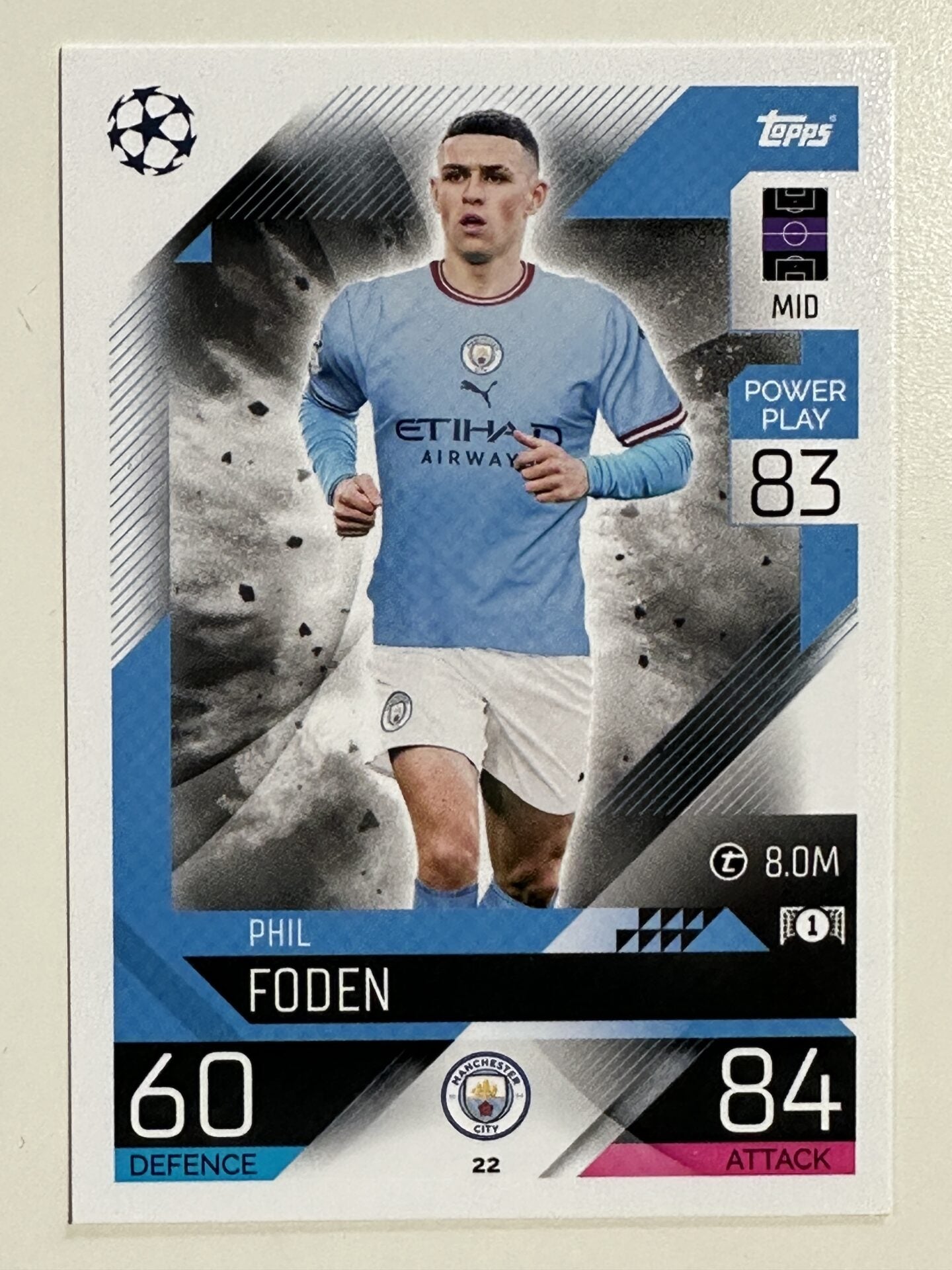 022. Phil Foden (Manchester City) &#8211; Topps Match Attax 2022:2023 card