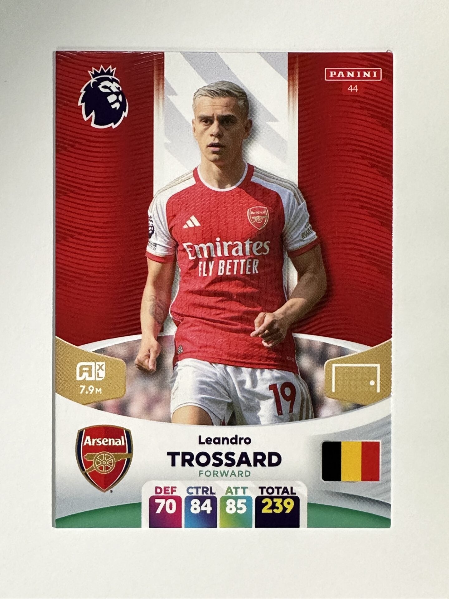 044 Leandro Trossard Arsenal Base Panini Premier League Adrenalyn XL 2024 Card