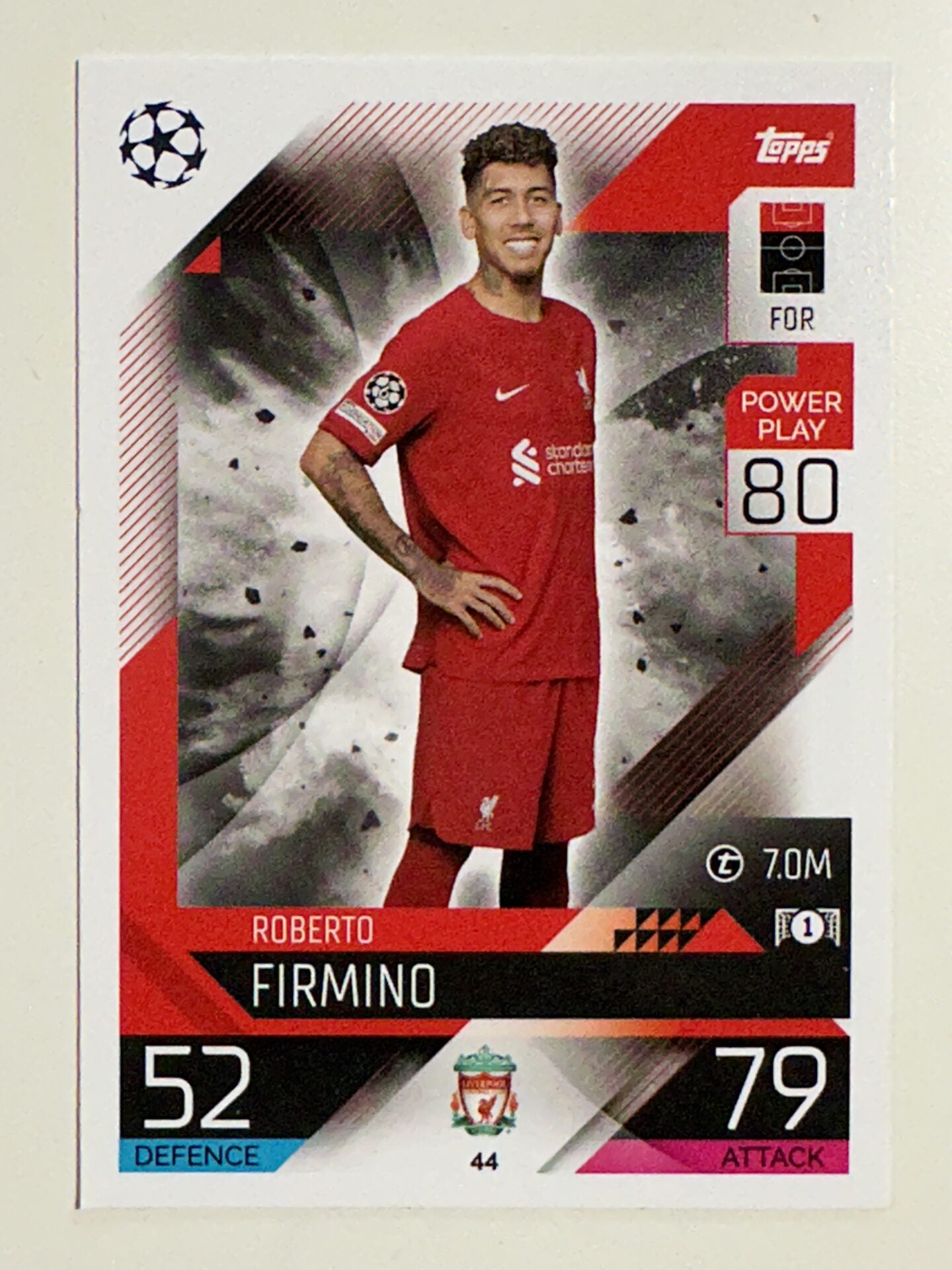 044. Roberto Firmino (Liverpool) &#8211; Topps Match Attax 2022:2023 card