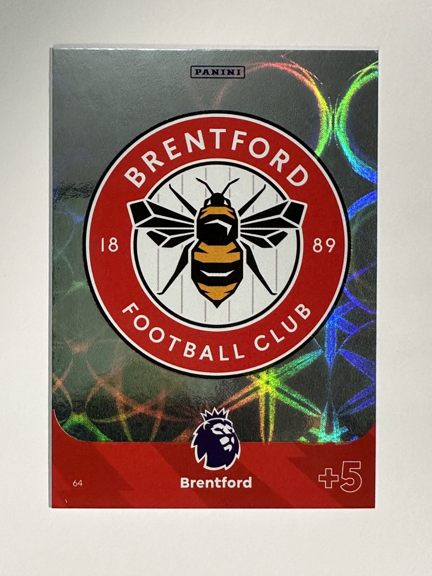 064 Badge Brentford Base Panini Premier League Adrenalyn XL 2024 Card