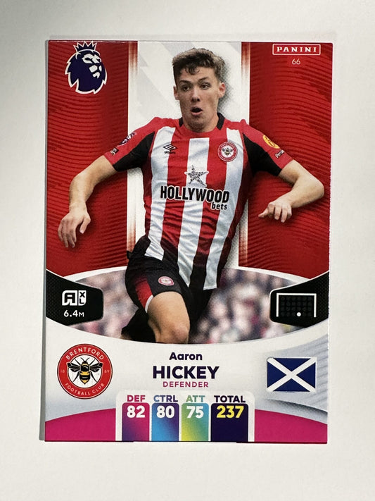 066 Aaron Hickey Brentford Base Panini Premier League Adrenalyn XL 2024 Card