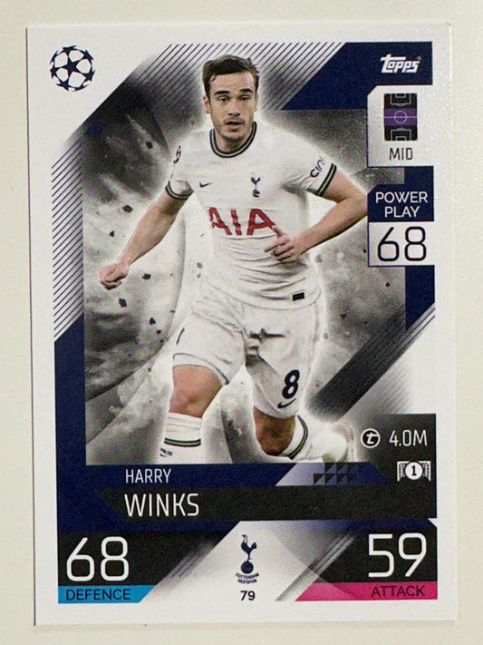 079. Harry Winks (Tottenham Hotspur) &#8211; Topps Match Attax 2022:2023 card