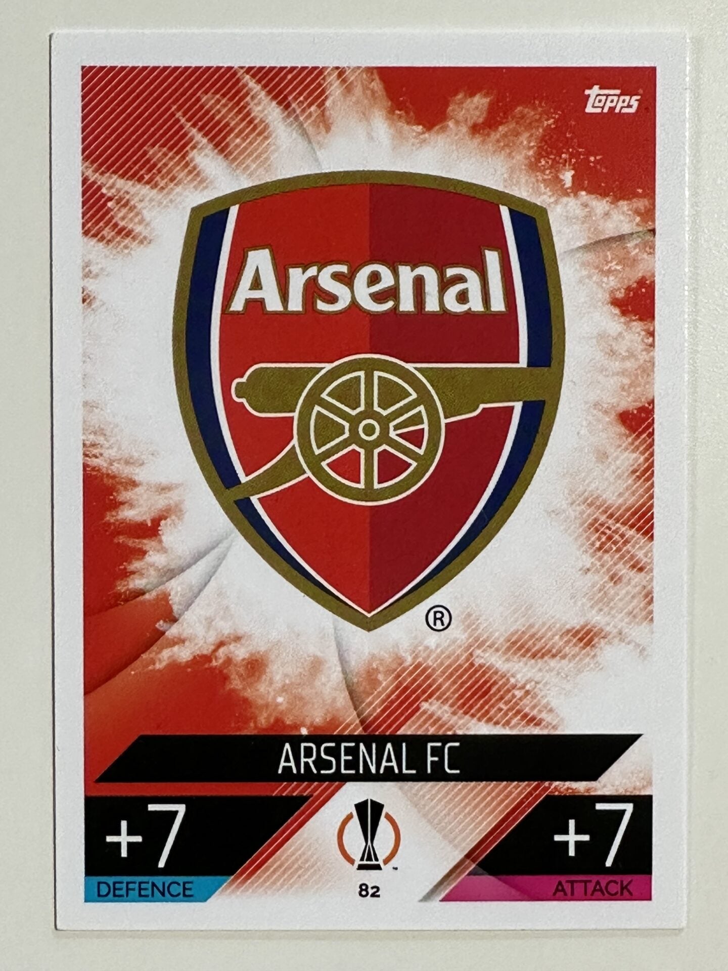 082. Team Badge (Arsenal) &#8211; Topps Match Attax 2022:2023 card