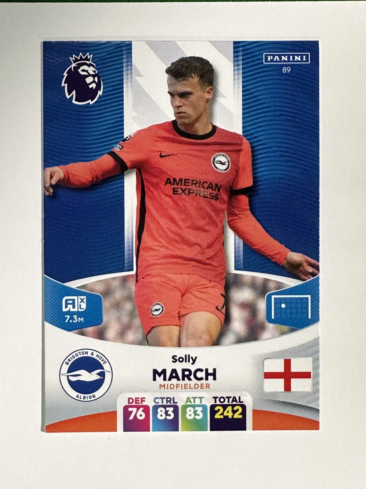 089 Solly March Brighton Base Panini Premier League Adrenalyn XL 2024 Card