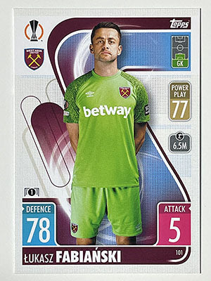 101.-Lukasz-Fabianski-West-Ham-United-Match-Attax-2021-22-Topps-Football-Card