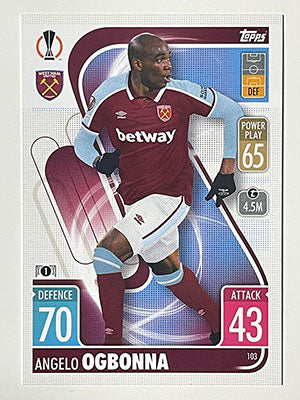 103.-Angelo-Ogbonna-West-Ham-United-Match-Attax-2021-22-Topps-Football-Card