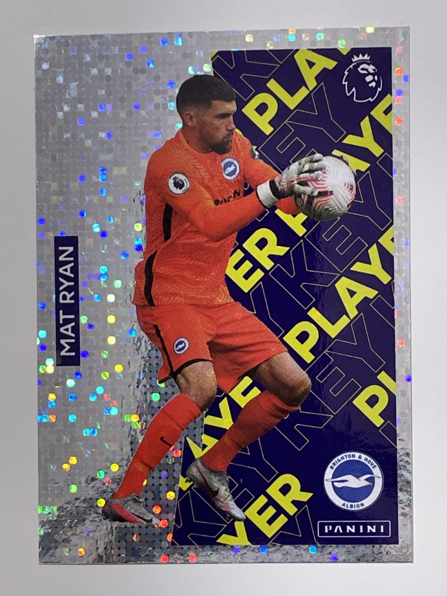 105 Mat Ryan Key Player Sticker Brighton Premier League 2021 Football Sticker