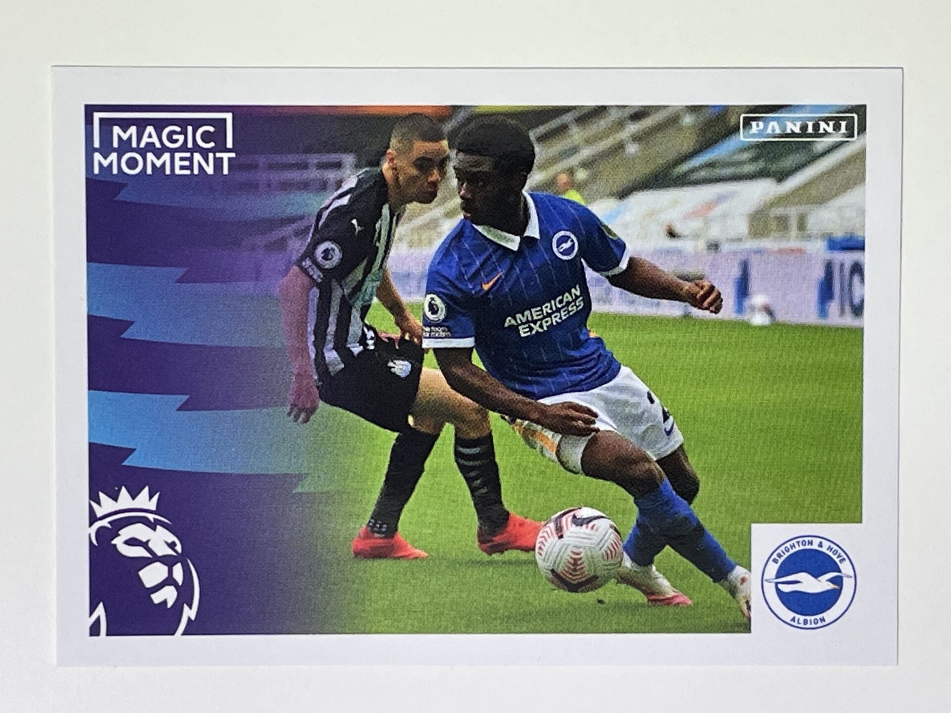 107 Magic Moment Sticker Brighton Premier League 2021 Football Sticker