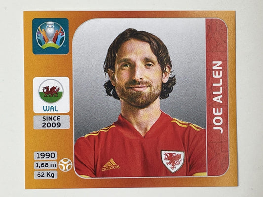 108. Joe Allen (Wales) - Euro 2020 Stickers