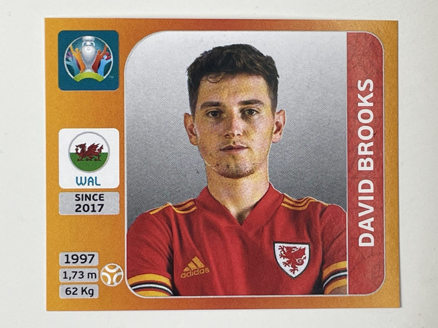 110. David Brooks (Wales) &#8211; Euro 2020 Stickers