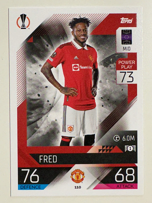 110. Fred (Manchester United) &#8211; Topps Match Attax 2022:2023 card