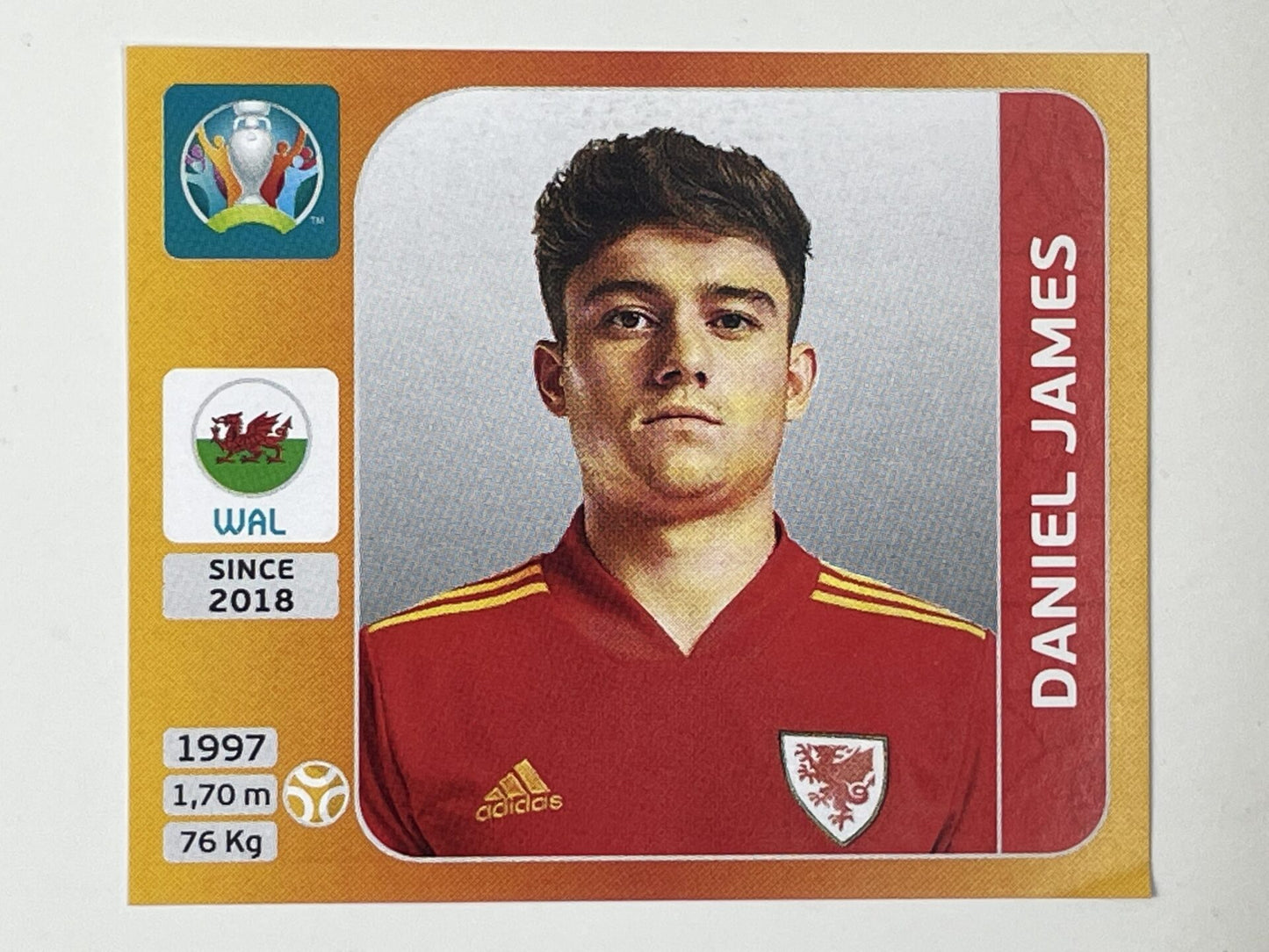 111. Daniel James (Wales) &#8211; Euro 2020 Stickers