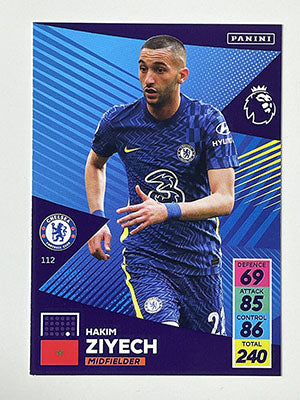 112.-Hakim-Ziyech-Base-Football-Card-Chelsea-Panini-Adrenalyn-XL-2021-22