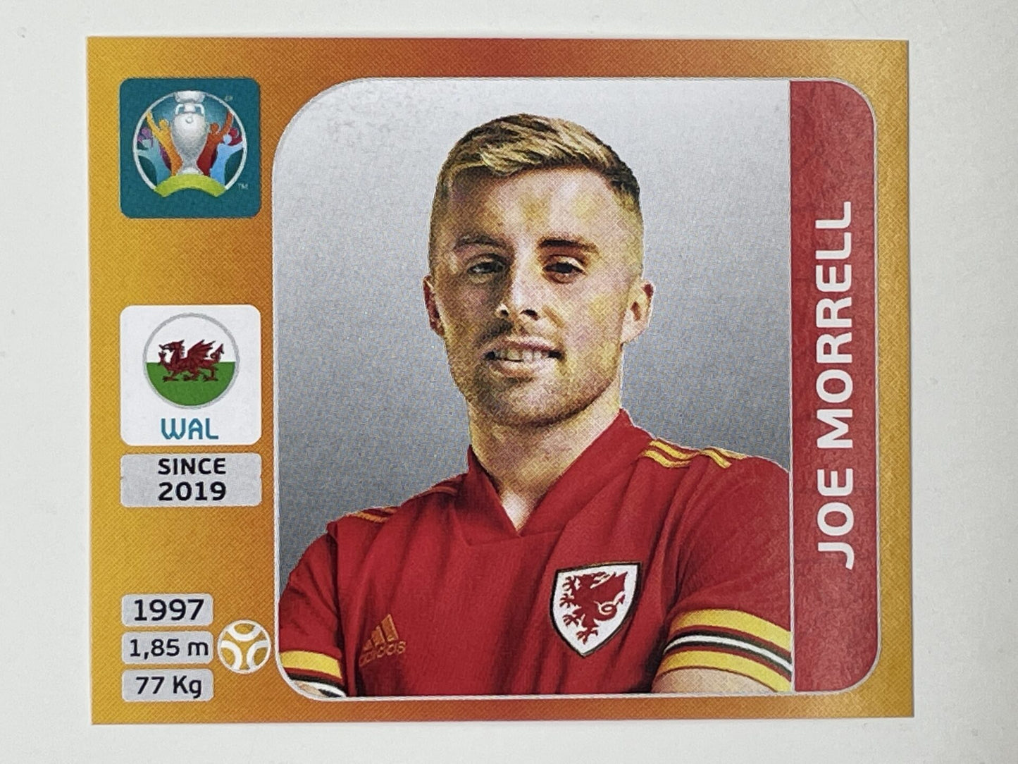 112. Joe Morrell (Wales) &#8211; Euro 2020 Stickers