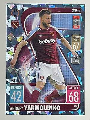 114.-Andrey-Yarmolenko-Crystal-Foil-Parallel-West-Ham-Match-Attax-2021-22-Topps-Football-Card