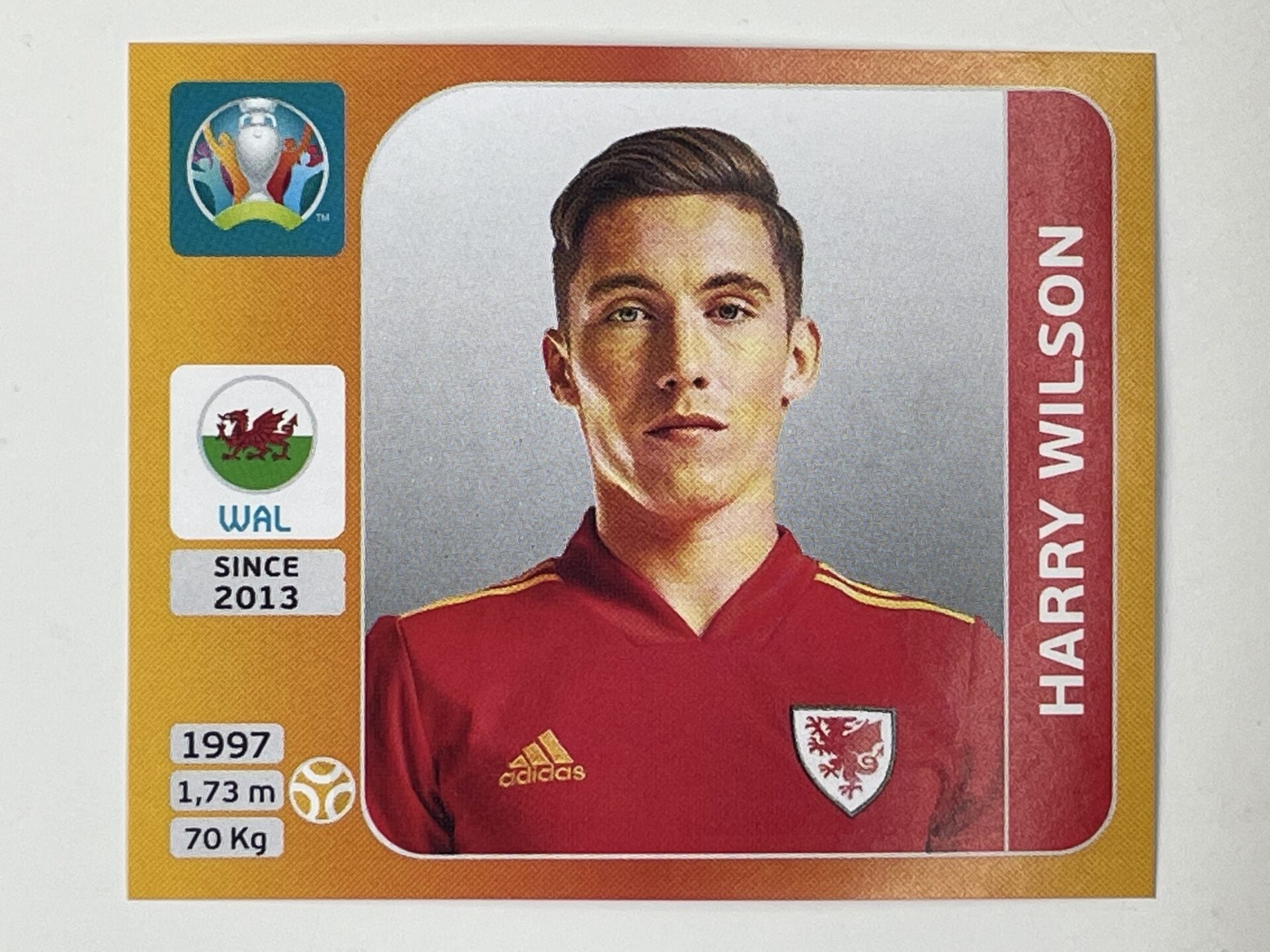 115. Harry Wilson (Wales) &#8211; Euro 2020 Stickers