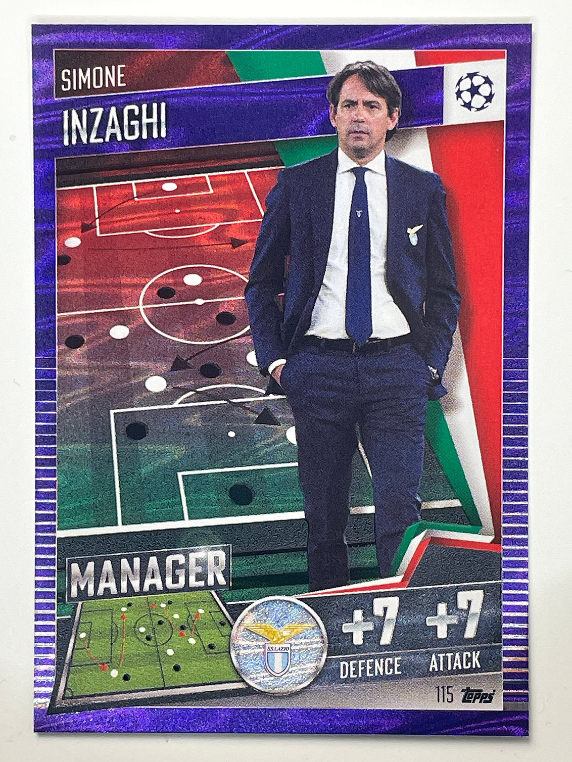 115. Simone Inzaghi (SS Lazio) Football Card &#8211; Match Attax 101 2021 Card