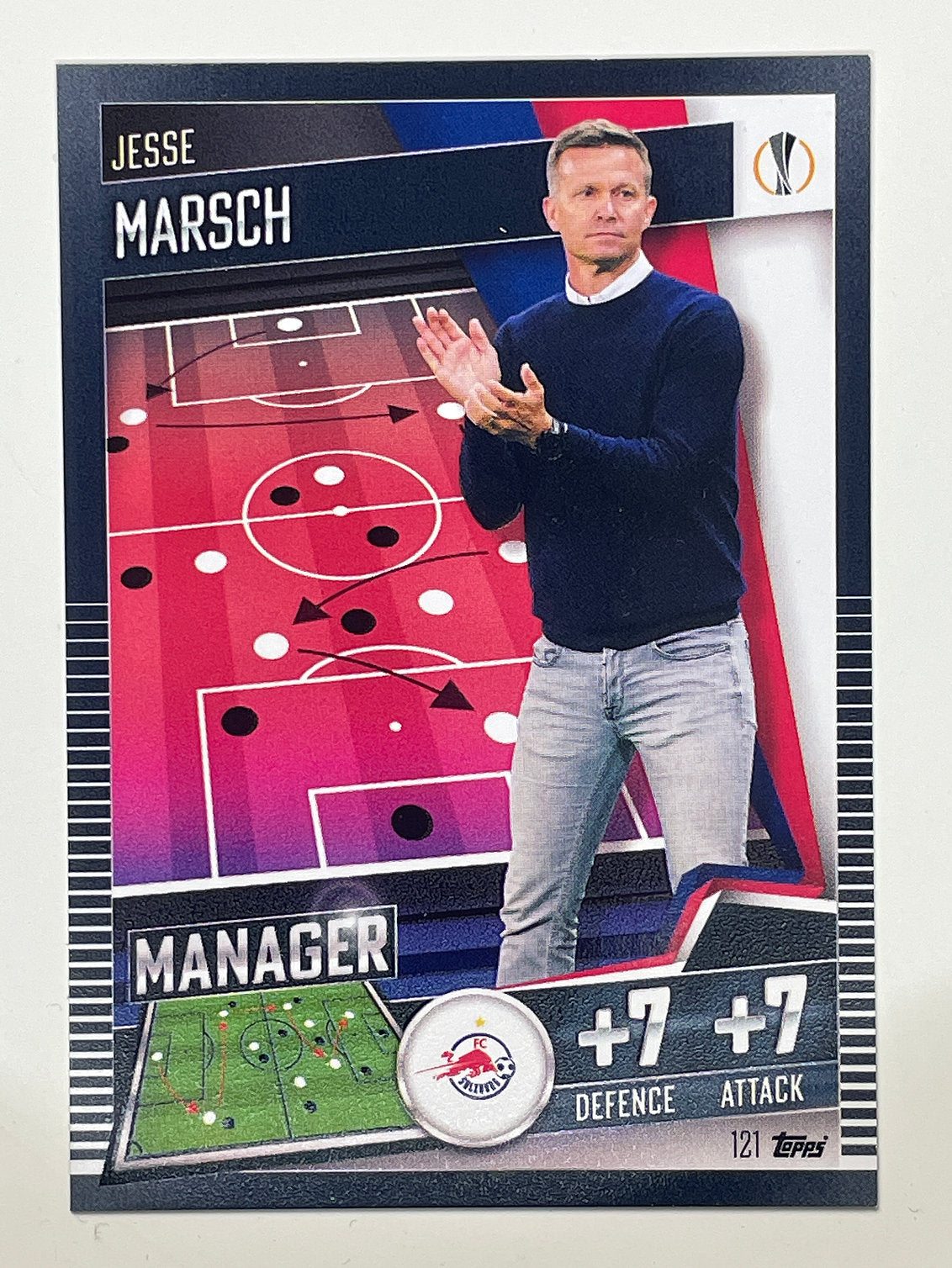 121. Jesse Marsch (FC Salzburg) Football Card &#8211; Match Attax 101 2021 Card