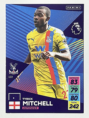 122.-Tyrick-Mitchell-Crystal-Palace-Panini-Adrenalyn-XL-2021-22-Card-Football