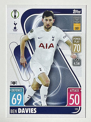 123.-Ben-Davies-Tottenham-Hotspur-Match-Attax-2021-22-Topps-Football-Card