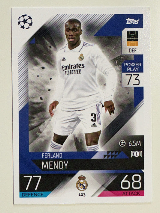 123. Ferland Mendy (Real Madrid CF) &#8211; Topps Match Attax 2022:2023 card