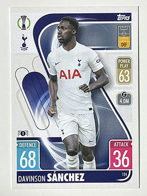 124.-Davinson-Sanchez-Tottenham-Hotspur-Match-Attax-2021-22-Topps-Football-Card