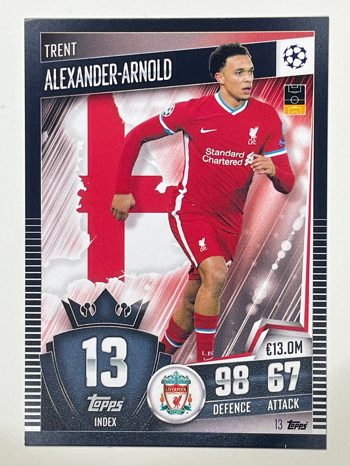 13. Trent Alexander-Arnold (Liverpool) Football Card &#8211; Match Attax 101 2021 Card