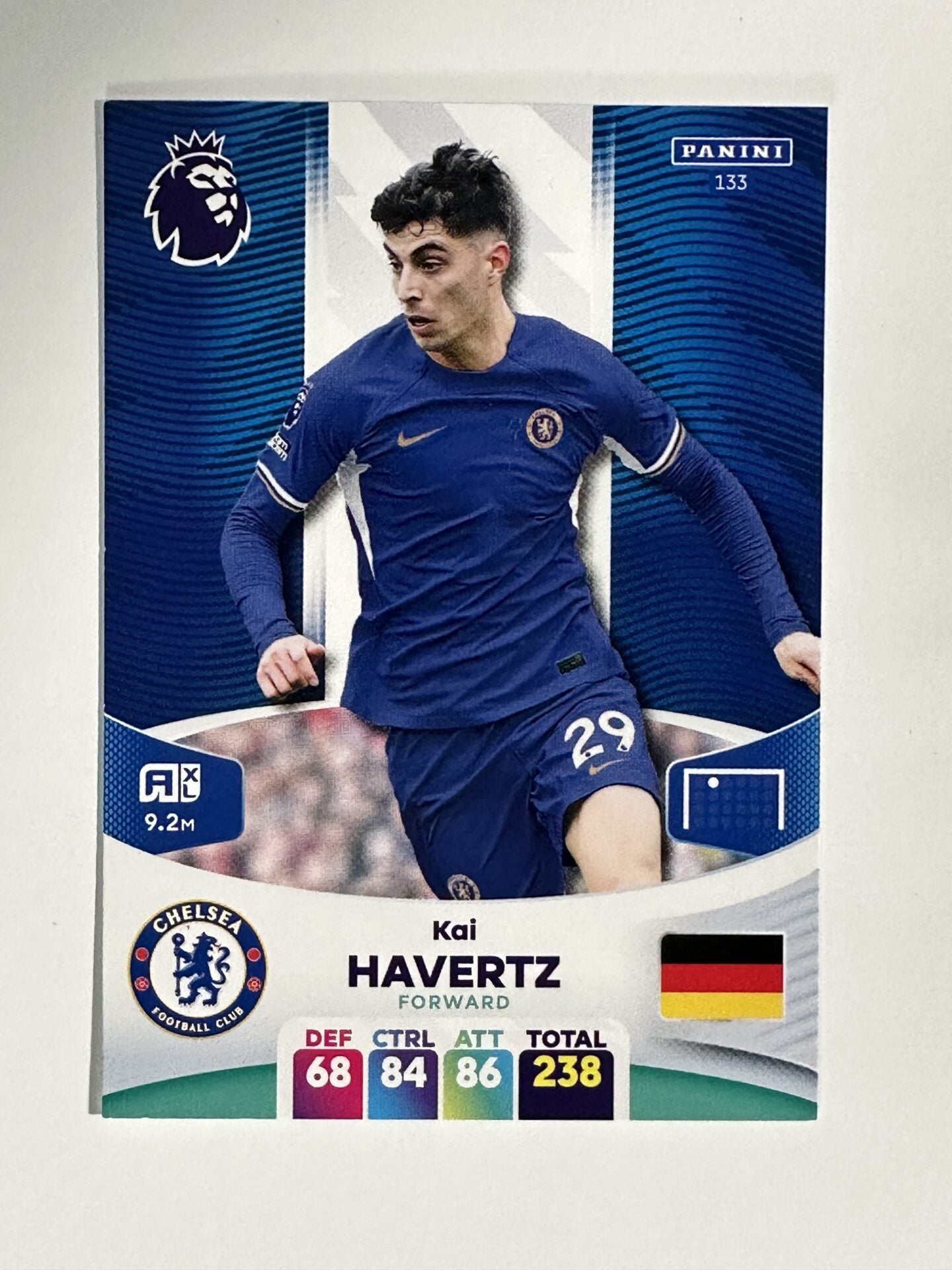 133 Kai Havertz Chelsea Base Panini Premier League Adrenalyn XL 2024 Card