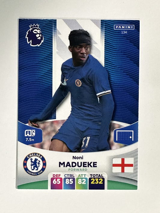 134 Noni Madueke Chelsea Base Panini Premier League Adrenalyn XL 2024 Card