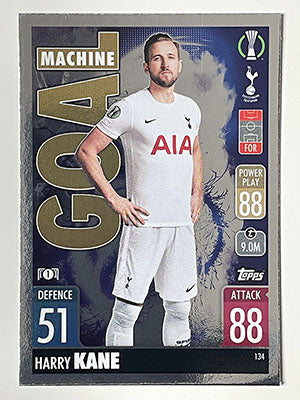 134.-Harry-Kane-Goal-Machine-Tottenham-Hotspur-Match-Attax-2021-22-Topps-Football-Card