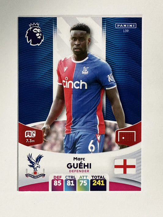 139 Marc Guehi Crystal Palace Base Panini Premier League Adrenalyn XL 2024 Card