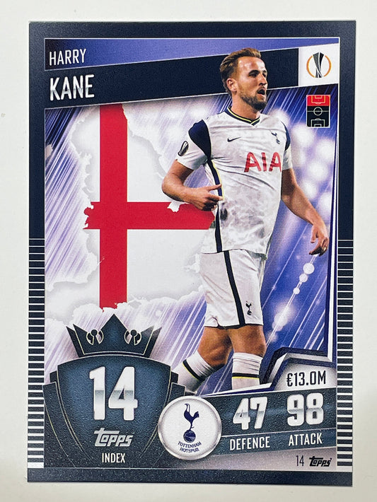 14. Harry Kane (Tottenham Hotspur) Football Card &#8211; Match Attax 101 2021 Card