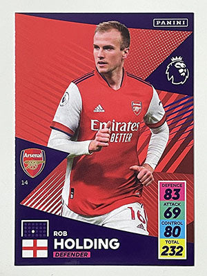 14.-Rob-Holding-Arsenal-Panini-Adrenalyn-XL-2021-22-Card-Football