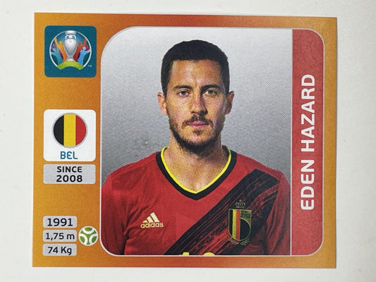 140. Eden Hazard (Belgium) &#8211; Euro 2020 Stickers