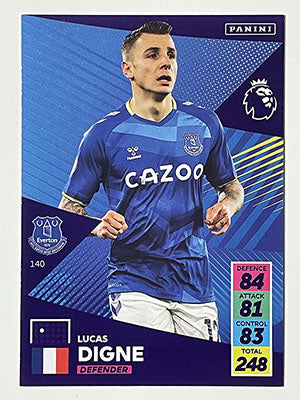 140.-Lucas-Digne-Everton-Panini-Adrenalyn-XL-2021-22-Card-Football