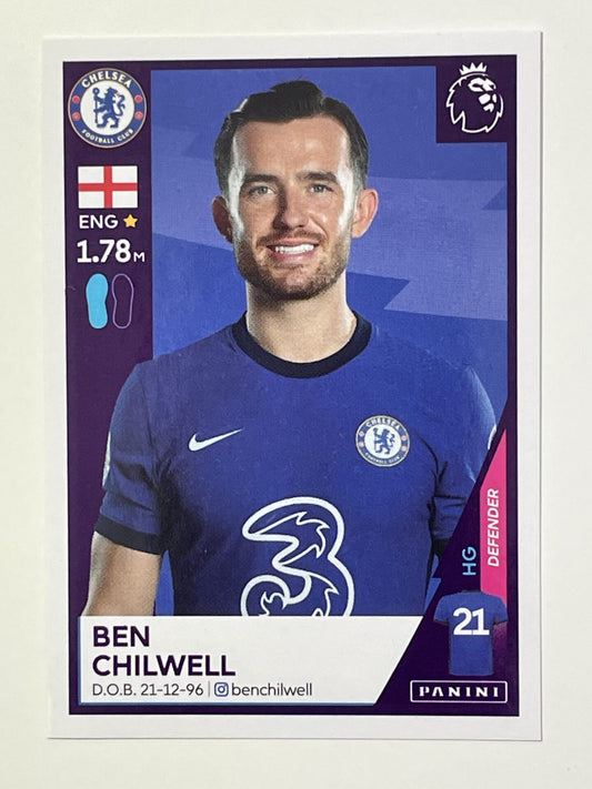 148 Ben Chilwell Sticker Chelsea Premier League 2021 Football Sticker