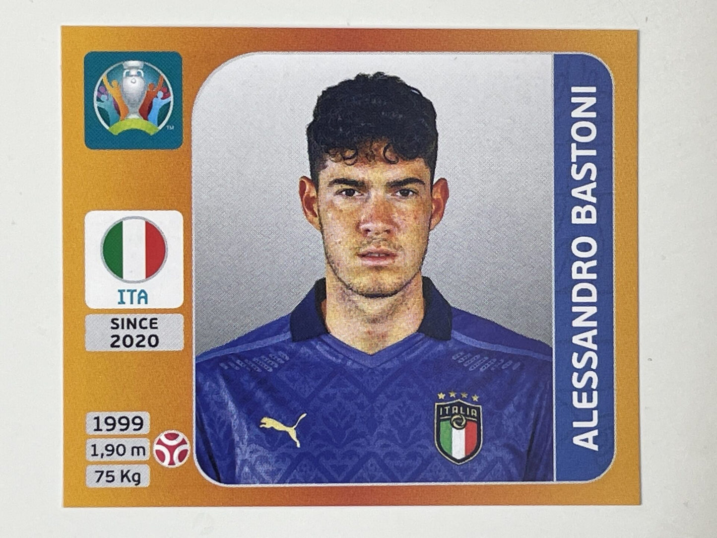 15. Alessandro Bastoni (Italy) &#8211; Euro 2020 Stickers