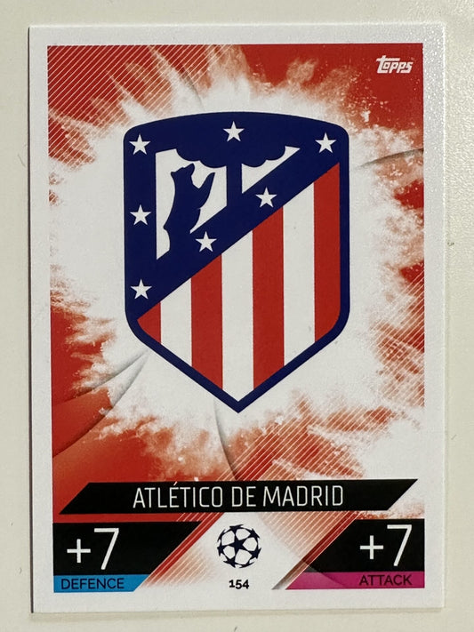 154. Team Badge (Atlético de Madrid) &#8211; Topps Match Attax 2022:2023 card