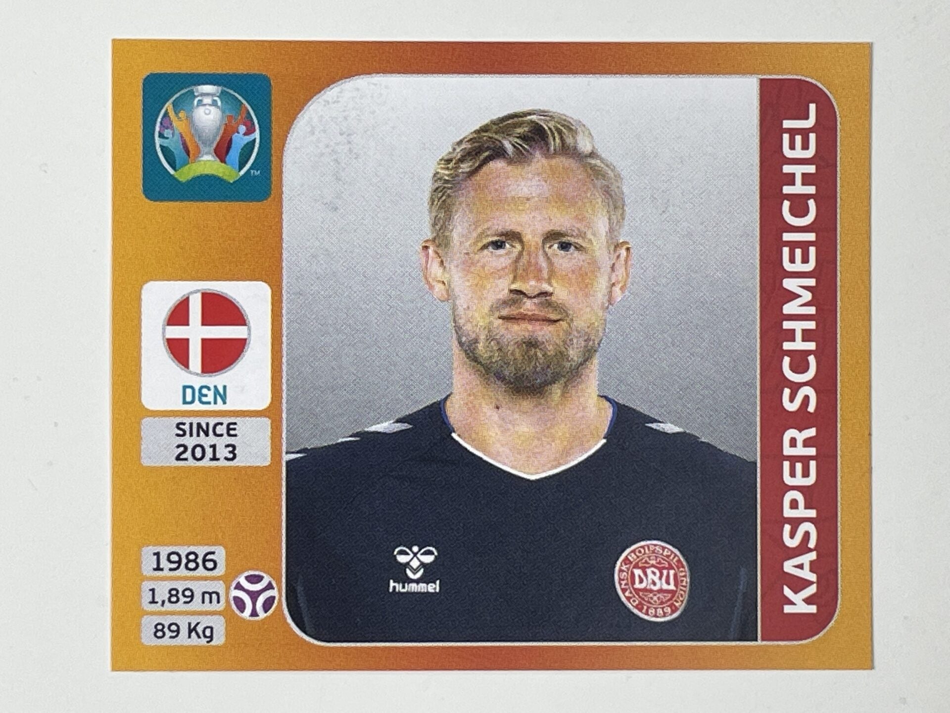 157. Kasper Schmeichel (Denmark) &#8211; Euro 2020 Stickers