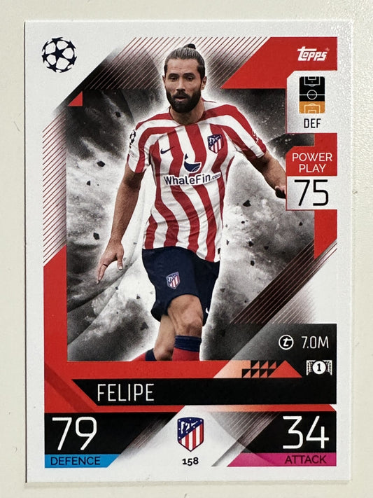 158. Felipe (Atlético de Madrid) &#8211; Topps Match Attax 2022:2023 card