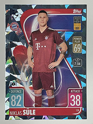 158.-Niklas-Sule-Crystal-Foil-Parallel-Bayern-Munchen-Match-Attax-2021-22-Topps-Football-Card