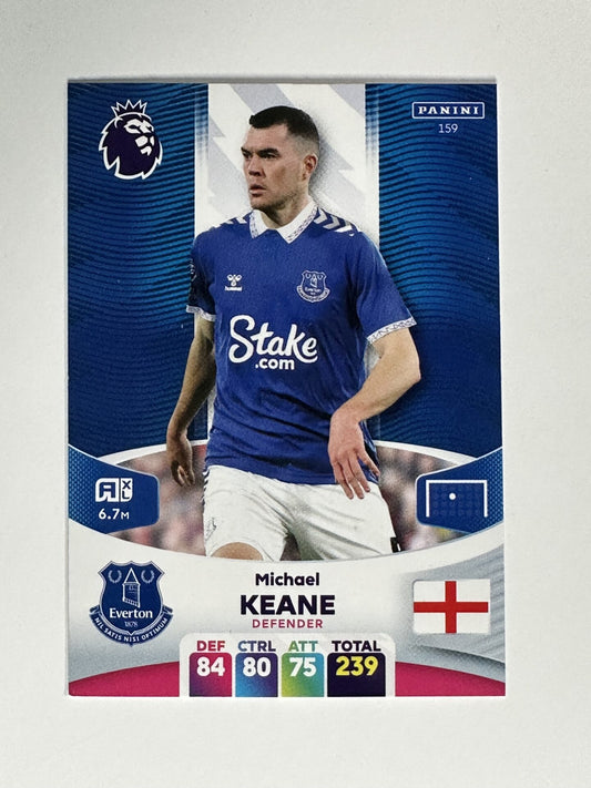 159 Michael Keane Everton Base Panini Premier League Adrenalyn XL 2024 Card