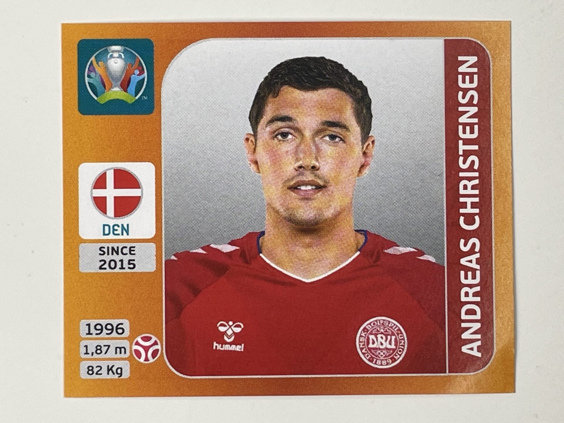 159. Andreas Christensen (Denmark) &#8211; Euro 2020 Stickers