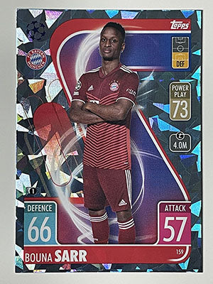 159.-Bouna-Sarr-Crystal-Foil-Parallel-Bayern-Munchen-Match-Attax-2021-22-Topps-Football-Card