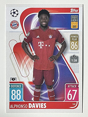 160.-Alphonso-Davies-FC-Bayern-Munchen-Match-Attax-2021-22-Topps-Football-Card