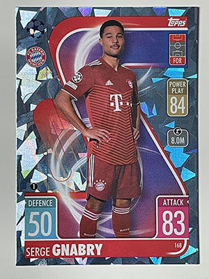 168.-Serge-Gnabry-Crystal-Foil-Parallel-Bayern-Munchen-Match-Attax-2021-22-Topps-Football-Card