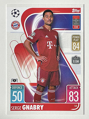 168.-Serge-Gnabry-FC-Bayern-Munchen-Match-Attax-2021-22-Topps-Football-Card